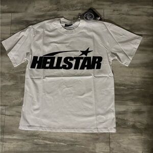 White hellstar  T-Shirt for Men